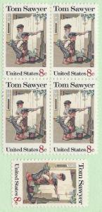 US #1470, MNH, Blk/4 + 1