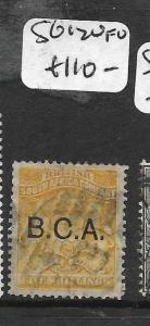 BRITISH CENTRAL AFRICA  (PP1009B) ARMS BCA SURCH SG 12  VFU