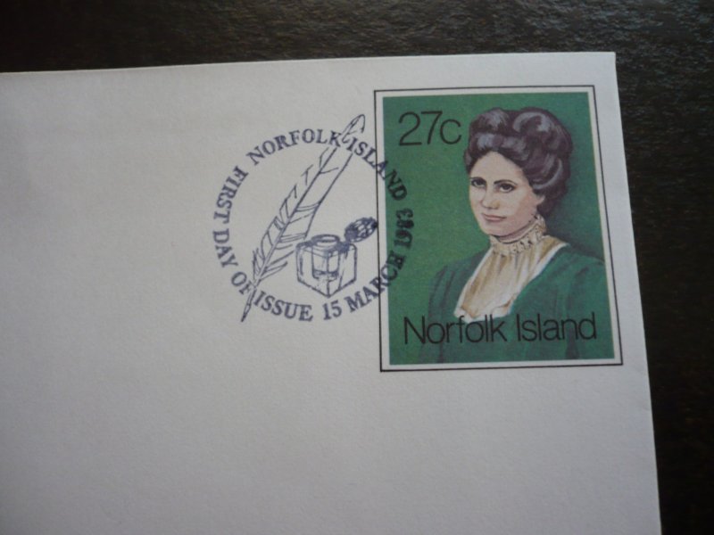 Postal History - Norfolk Island - Printed Stamp - First Day Cover