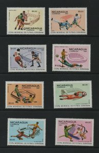 Thematic Stamps Football - NICARAGUA 1981 WORLD CUP SOCCER 2268/75 mint