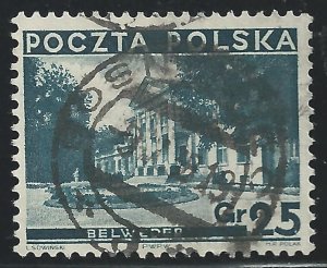 Poland #298 25g Belvedere Palace - Used