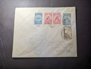 1933 Brazil Airmail Cover Florianopolis to Recife Condor Zeppelin Airline