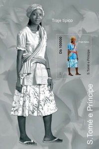 S. TOME & PRINCIPE 2010 - Culture of Sao Tome & Principe (Traje Tipico, S/S3)