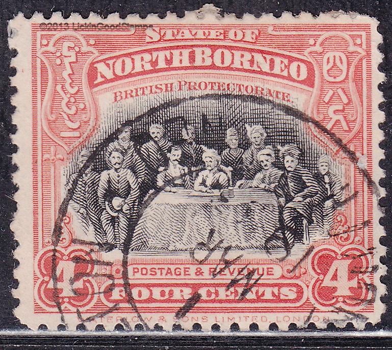 North Borneo 140 USED 1909 Meeting of the Assembly