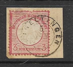 Germany Sc. #23 / Mi. # 25 3 Kreuzer Used L150