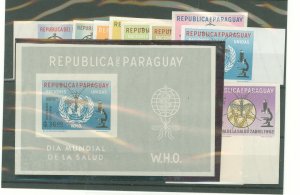 Paraguay #674-683 Mint (NH)