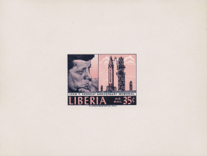 Liberia 1966 #C174 imperf - J.F. Kennedy (unlisted)