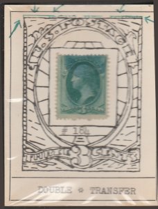 # 184 Green Used Double or Shifted Transfer George Washington