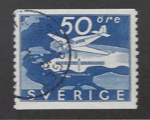 Sweden SC#263 Used F-VF SCV$8.50...Great Spot(s)!