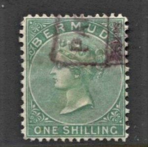 STAMP STATION PERTH Bermuda #6 QV Definitive FU Wmk.1