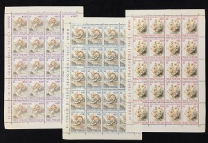 Vatican San Marino  Art Santa TeresaD'Avila MNH Used 18 sheets (410 stamps) EP32