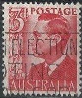 Australia 237 (used) 4½p George VI, scarlet (1952)