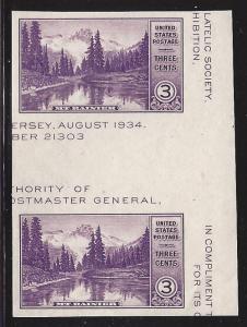 770 Mint,NGAI,XLH... Horizontal Gutter Pair... SCV $12.00