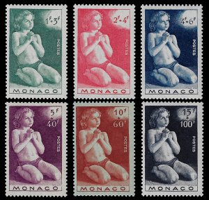 Monaco 1946 Sc B85-90 MNH vf-xf