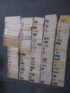 US POSTAL STATIONARY COLLECTION, MINT, ENTIRES, 100 ITEMS