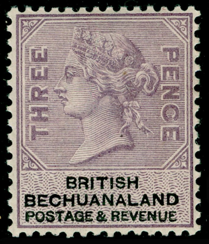 BECHUANALAND SG12, 1d lilac and black, VLH MINT.