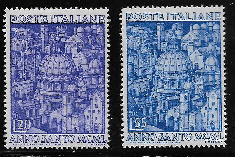 ITALY, 535-536, MNH, CATHEDRALS AND CHURCHES