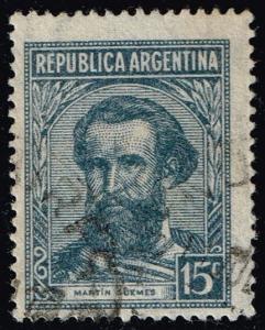 Argentina #492 Martin Guemes; Used (0.25)