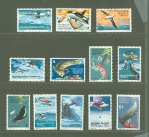 Australian Antarctic Territory #L23-L34  Single (Complete Set)