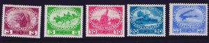 Austria Scott # B3 - B7 - MH - War Set