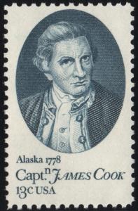 SC#1732 13¢ Captain Cook Single (1978) MNH