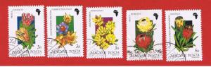 Hungary #3224-3228 VF used  Flowers  Free S/H