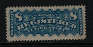 Canada #F3 Extra Fine Mint Full Original Gum Hinged **With Certificate**