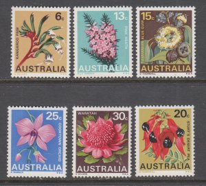 Australia 435-439 Flowers MNH VF