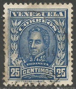 VENEZUELA 255B VFU URDANETA 198C-1