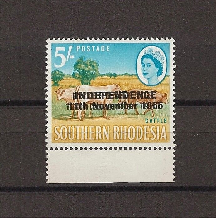 RHODESIA 1966 SG 370a MNH Cat £1000. CERT