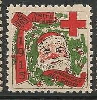 U.S. Scott #WX16 Christmas Seals- Mint NH Single Perf 12-1/2