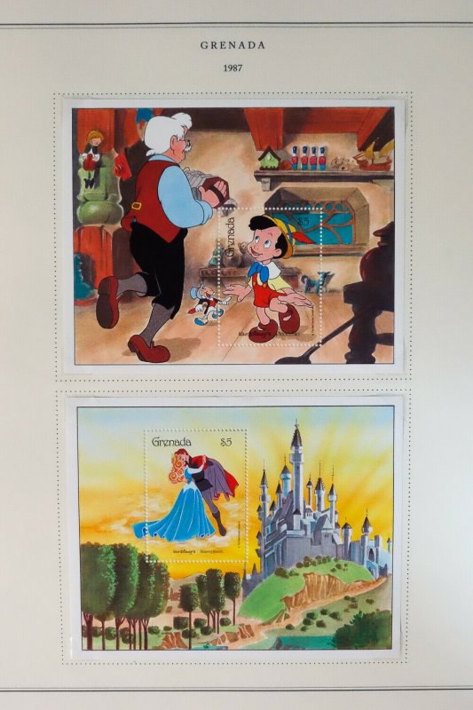 Grenada Mint NH 1980s Disney Stamp Collection