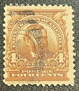 Scott#: 303 - Ulysses S. Grant 4c 1903 used single stamp - Lot 3
