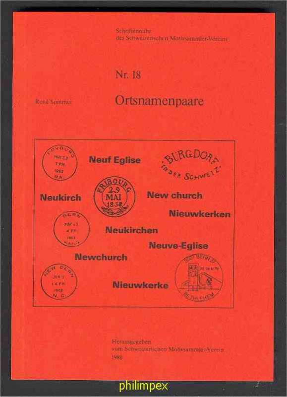 Ortsnamenpaare, BOOK WITH LIST OF SAME TOWN NAMES world