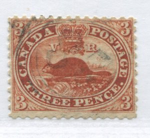 Canada 1859 perforated 3d choice used