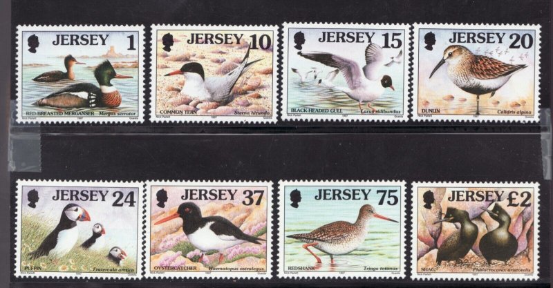 1997 Jersey Sc# 778-85 - QEII - Full set of Seabirds Cv$13.40