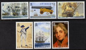 ST. HELENA - 2005 - Battle of Trafalgar - Perf 6v Set - Mint Never Hinged