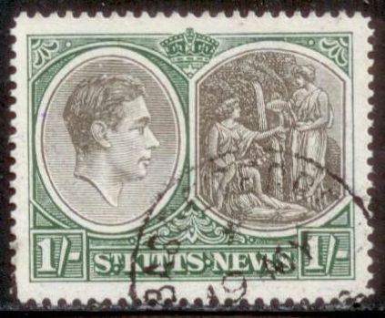 St Kitts  Nevis 1938 SC# 86 Used E170