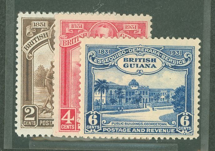 British Guiana #206-8