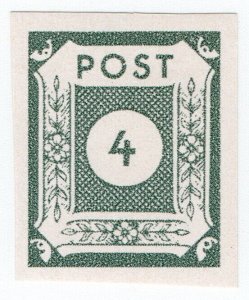 (I.B) Germany Local Post : East Saxony 4pf (imperforate)