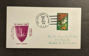 1972 USS Barnstable County Navy Cover to Springfield VA