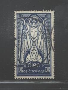 IRELAND 1937 St. Patrick and Paschal Fire #98USED,Perf Miss