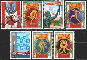 Equatorial Guinea. 1975. 680-86. montreal, summer olympic games. USED.