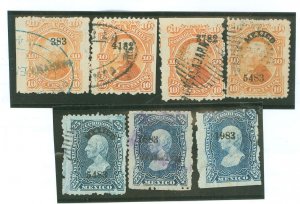 Mexico #119-120 Used Multiple