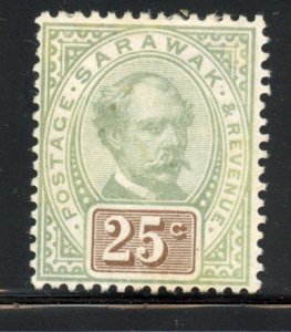 Sarawak # 18, Mint Hinge. small stain bottom center on gum side.