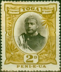 Tonga 1897 2d Grey & Bistre SG41 Type II Good MM