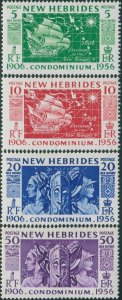 New Hebrides 1956 SG80-83 Condominium set MNH