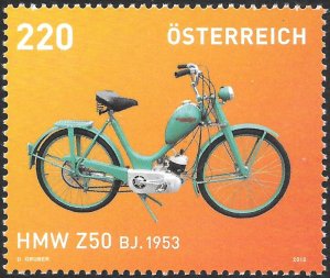 Austria 2013 MNH Stamps Scott 2421 Old Motorcycle