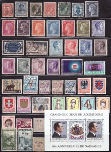 A3725   LUXEMBOURG         Collection                Mint/Used