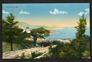 AUSTRIA MARITIME MAIL LINEA MERCI DELLA DALMATIA 1913 GRAVOSA Pic Post Card